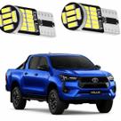 2x Lâmpada Led T10 Pingo Lanterna, Luz Placa, Interna Hilux