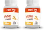 2x Levedo de Cerveja 500Mg 400 Comp Apsinutri