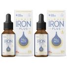 2x Liquid Iron Plus Baby & Kids Morango (30ml) - True Source 2x Liquid Iron Plus Baby & Kids Morango (30ml) - True Source