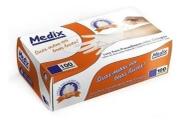 2X Luvas Descartáveis Medix Procedimento Cor Natural Tamanho