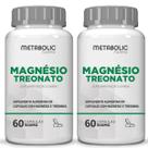 2x Magnesio L Treonato 500mg Puro 120cáps Metabolic Farma 2x Magnesio L Treonato 500mg Puro 120cáps Metabolic Farma