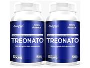 2x Magnésio Treonato Puro 120 Cápsulas 500mg
