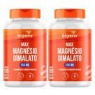 2x Max Magnésio Dimalato 350mg Bigens 180 Capsulas