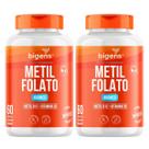 2x Metilfolato 400mcg + Vitamina B12 Bigens 60 Capsulas