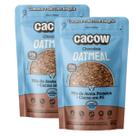 2x Mix de Aveia Proteica Oatmeal Cacow Chocolate 450g - 2x Mix de Aveia Proteica Oatmeal Cacow Chocolate 450g -