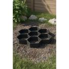 2x Molde Concreto Forma Calçada Colmeia 30x30cm Jardim 2x Molde Concreto Forma Calçada Colmeia 30x30cm Jardim