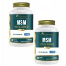 2x MSM Enxofre Orgânico + Vitamina C- 60 Cáps.- Flora Nativa 2x MSM Enxofre Orgânico + Vitamina C- 60 Cáps.- Flora Nativa
