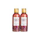 2x Óleo Corporal Beijável Para Massagem Morango 2x Óleo Corporal Beijável Para Massagem Morango