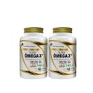 2x Ômega 3 1000 Mg Concentrado Isento Metais Pesados 60 Cap