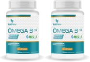 2x Ômega 3 MEG-3 (18% EPA 12% DHA) 60 Cápsulas de 1000mg