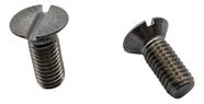 2x Parafuso Fenda Cabeça Chata M8x20 Inox A4-70