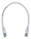 2X Patch Cord Cat6 Branco 30 Centímetros Furukawa Gigalan Re