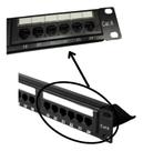 2X Patch Panel Cat6 Rj45 24Portas Certifica Fluke Rede