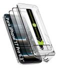 2x Películas Vidro Para Iphone 17 Pro Temperado Com Aplicador 2x Películas Vidro Para Iphone 17 Pro Temperado Com Aplicador