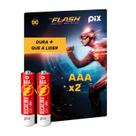 2x Pilha Ultra Alcalina Aaa Palito 3a Blister Com 2 Unidades