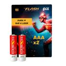 2x Pilha Ultra Alcalina Aaa Palito 3a Blister Com 2 Unidades
