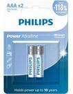 2x PILHAS PALITO PHILIPS ALCA. LR03 C/02 AAA