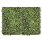 2x Placa Jardim Vertical Trevo Samambaia (60x40) Verde SMO