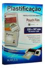 2X Plástico Para Plastificação Mares A4 220X307 125 Micras 5