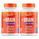 2x Plus Brain L-Triptofano 600mg Bigens 60 Capsulas