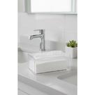 2x Porta Lenço Cristal Interfolhado Bancada Moderno Elegante 2x Porta Lenço Cristal Interfolhado Bancada Moderno Elegante