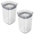 2x Porta Temperos Pote 1L Organizador OU Block Hermético 2x Porta Temperos Pote 1L Organizador OU Block Hermético