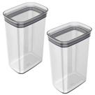 2x Porta Temperos Pote 2,3L Organizador OU Block Hermético