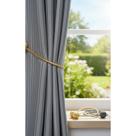2x Prendedor Cortina Magnético Dourado Elegante Fácil