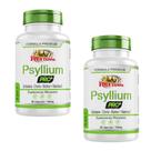 2x Psyllium Pro 750mg 120cps Quitosana - Cromo - Biotina - VItamina C
