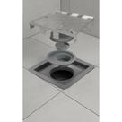2x Ralo Linear Inox 15x15cm Tampa Oculta Anti-Odor 2x Ralo Linear Inox 15x15cm Tampa Oculta Anti-Odor