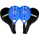 2x Raquetes Beach Tennis de praia Carbono Camewin com Estojo