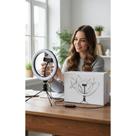2x Ring Light LED 20cm USB P/ Celular Foto Filmagem Trik Tri