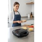 2x Sanduicheira Grill 750W Antiaderente Preta 2 em 1 2x Sanduicheira Grill 750W Antiaderente Preta 2 em 1