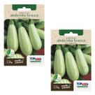 2X Sementes de Abobrinha Branca da Virgínia TOPSEED