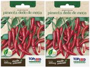 2X Sementes Pimenta Dedo De Moça TOPSEED