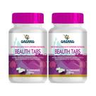 2x Suplemento Beauth Tabs Biotina + Vita K 60 Comp 1200mg