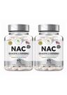 2X Suplemento NAC 500mg Por Cáps 60cáps Fits Life