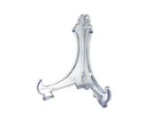 2X Suporte para Pratos Plástico Transparente 12 Cm