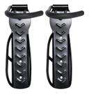 2x Suporte Parede Vertical Gancho Pendurar Bicicleta Pro Cor Preto