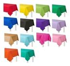 2X Toalha De Mesa Plástico Perolizada Lisa Descartável 10 Un