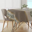 2X Toalha Mesa Plástica Térmica Grega 4 Lugares Redonda