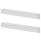 2x Toalheiro de Parede Toalha de Banho Adesivo OU Branco