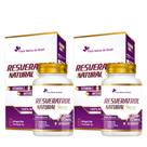 2x Trans Resveratrol Natural + Vitamina E + Semente de Uva 30 Cápsulas 450mg Vegano Antioxidante