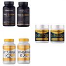 2x Trio Cardio+ 2x D Ribose+ 2x Vitamina K2 MK-7- Nutrigenes