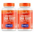 2x Ultra Ômega 3 Dha 1000 Epa 400mg Meg3 Bigens 60 Capsulas
