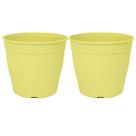 2X Vaso Aquarela 4,5 (3,5L) Amarelo Claro NUTRIPLAN