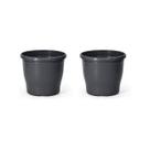 2X Vaso Primavera 02 (1,9L) Preto NUTRIPLAN