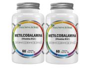 2x Vitamina B12 Metilcobalamina 414% 60 Cápsulas