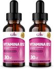 2x Vitamina B12 Sublingual 30ml Sabor Frutas Vermelhas Celliv
