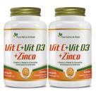 2x Vitamina C + Zinco + Vitamina D3 120 Cápsulas 500mg - Flora nativa do brasil 2x Vitamina C + Zinco + Vitamina D3 120 Cápsulas 500mg - Flora nativa do brasil